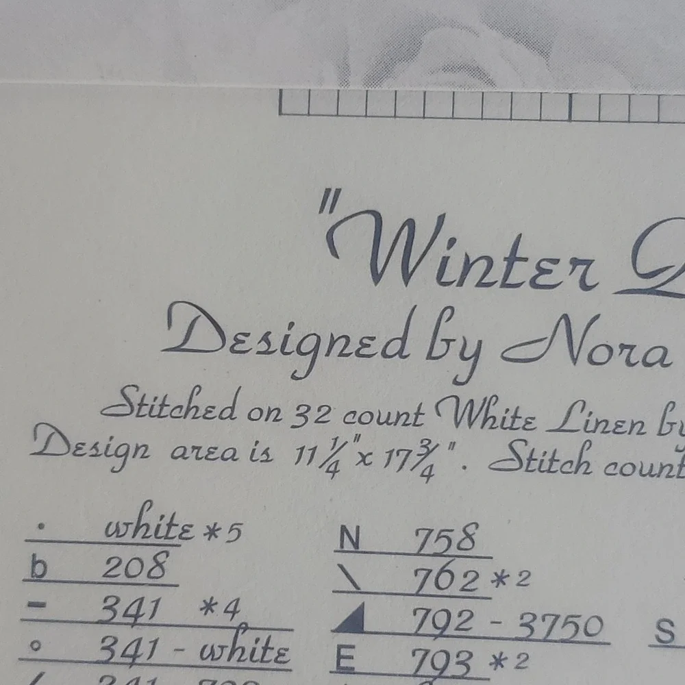 Mirabilia Cross Stitch Pattern Winter Queen Vintage Retired HTF Sealed NOS